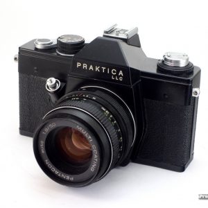 Praktica LLC + Pentacon 50mm f/1,8 M42