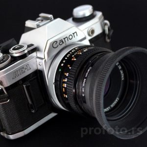 Canon AE-1 + Canon FD 50mm f/1,8 S.C.