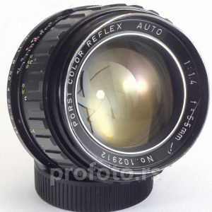 Porst Color Reflex Auto 55 mm f/1.4 (Tomioka lens) M42