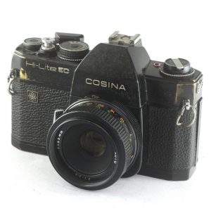 Cosina Hi Lite EC + Exaktar 55mm f/2,8 M42