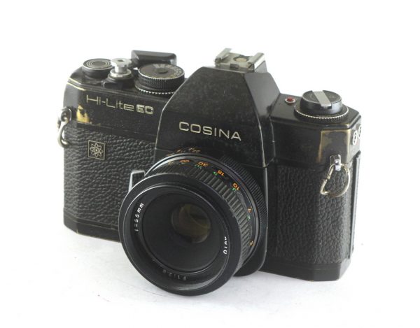 Cosina Hi Lite EC + Exaktar 55mm f/2,8 M42