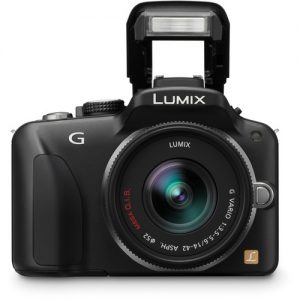 Panasonic Lumix DMC-G3 Mirrorless Micro Four Thirds Digital Camera with G Vario 14-42mm f/3.5 - 5.6 Lens (Black)