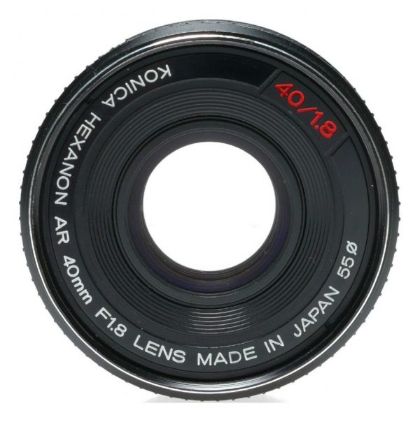 Konica Hexanon AR 40mm f/1.8 MF Pancake Lens AR Mount
