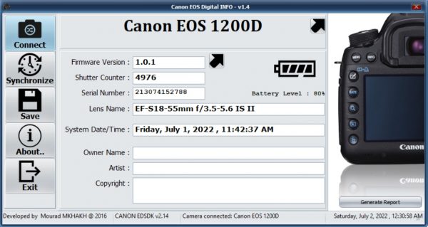 Canon EOS 1200D + EF-S 18-55mm IS II 2