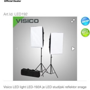 Visico LED light LED-192A KIT Bi-Color - 3 Godine garancija